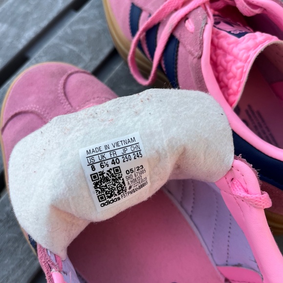 Adidas Gazelle Bold Shoes in Pink Glow - Picture 5 of 5